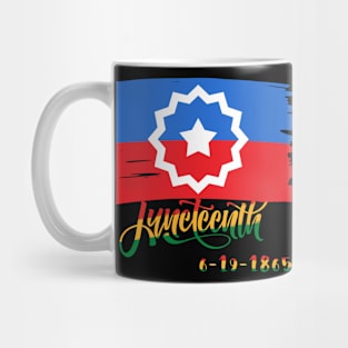 Juneteenth Flag Freedom June 19th Celebration Men Women Kids Mug